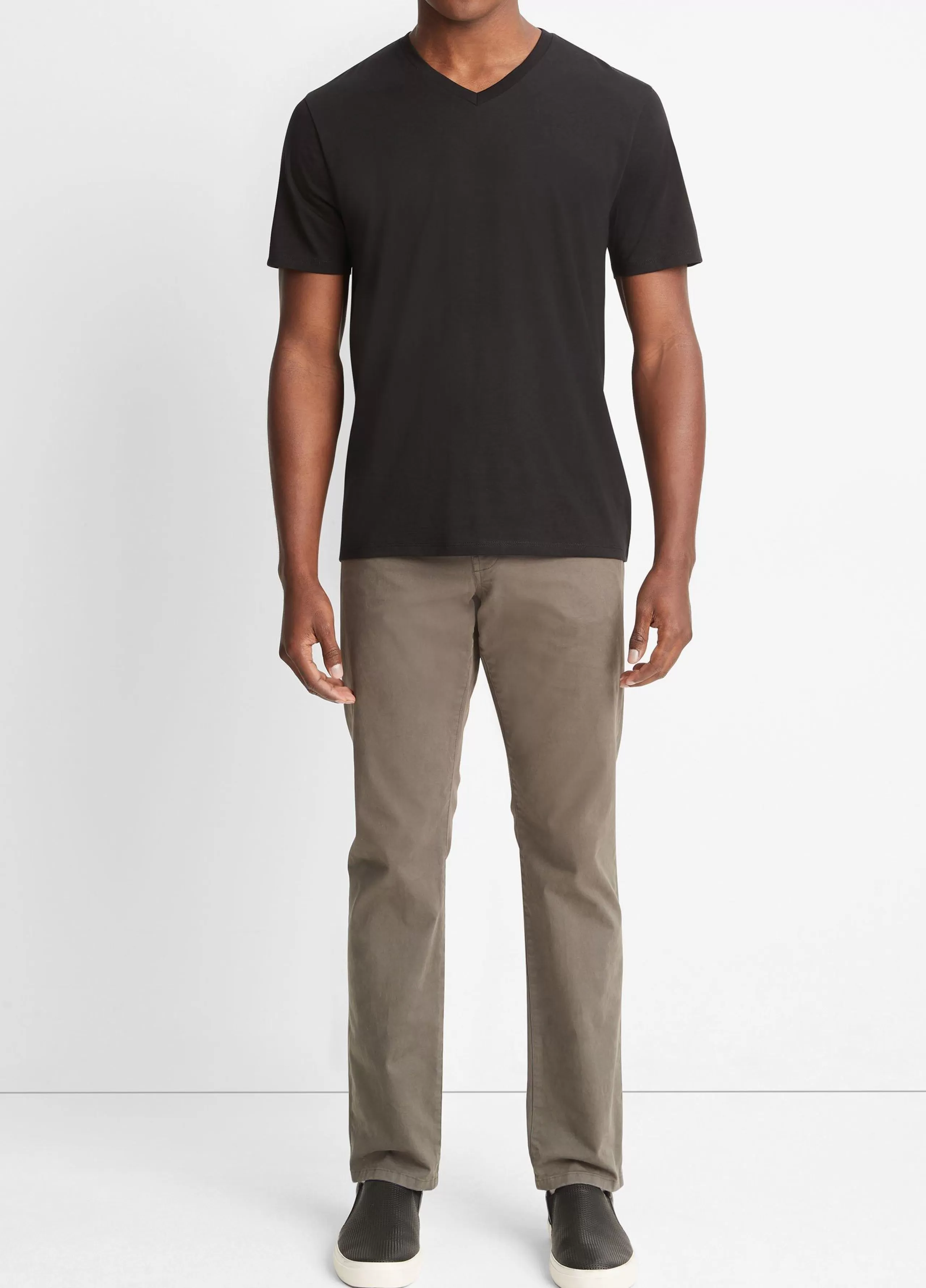 Vince Pima Cotton V-Neck T-Shirt