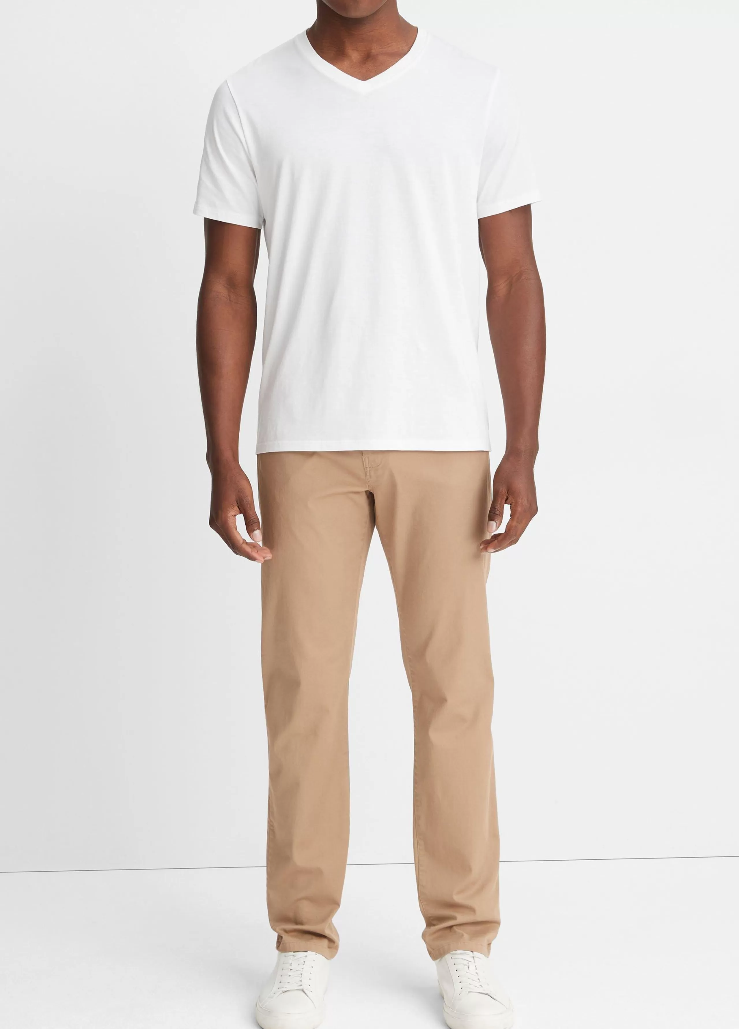 Vince Pima Cotton V-Neck T-Shirt