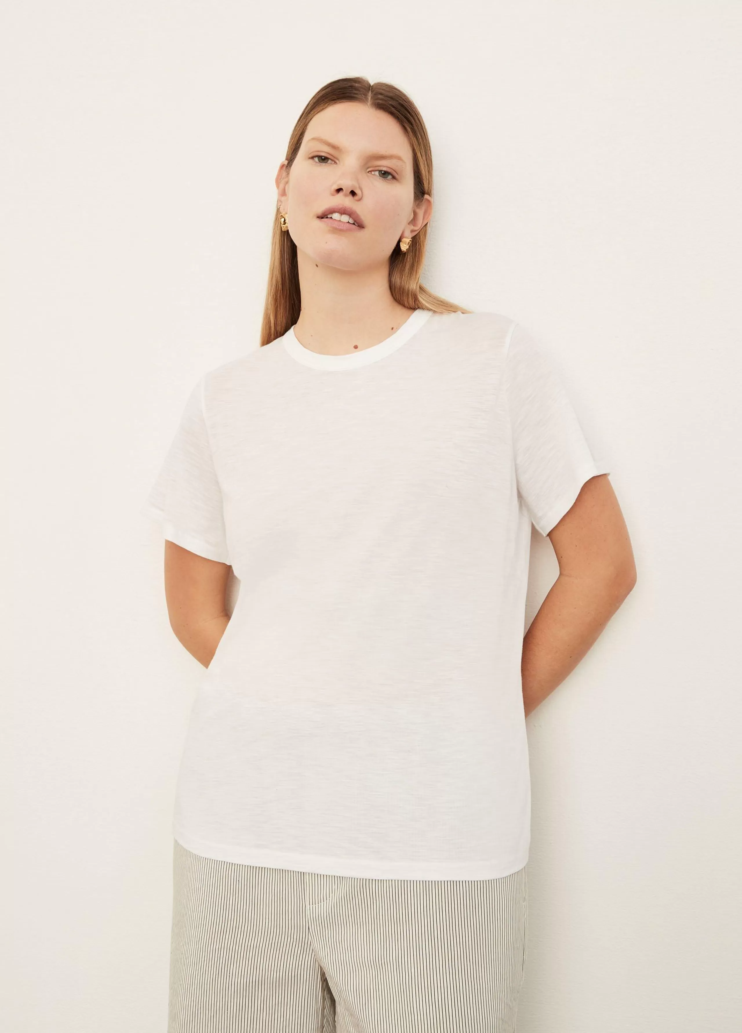 Women Vince Short Sleeve Relaxed T-Shirt