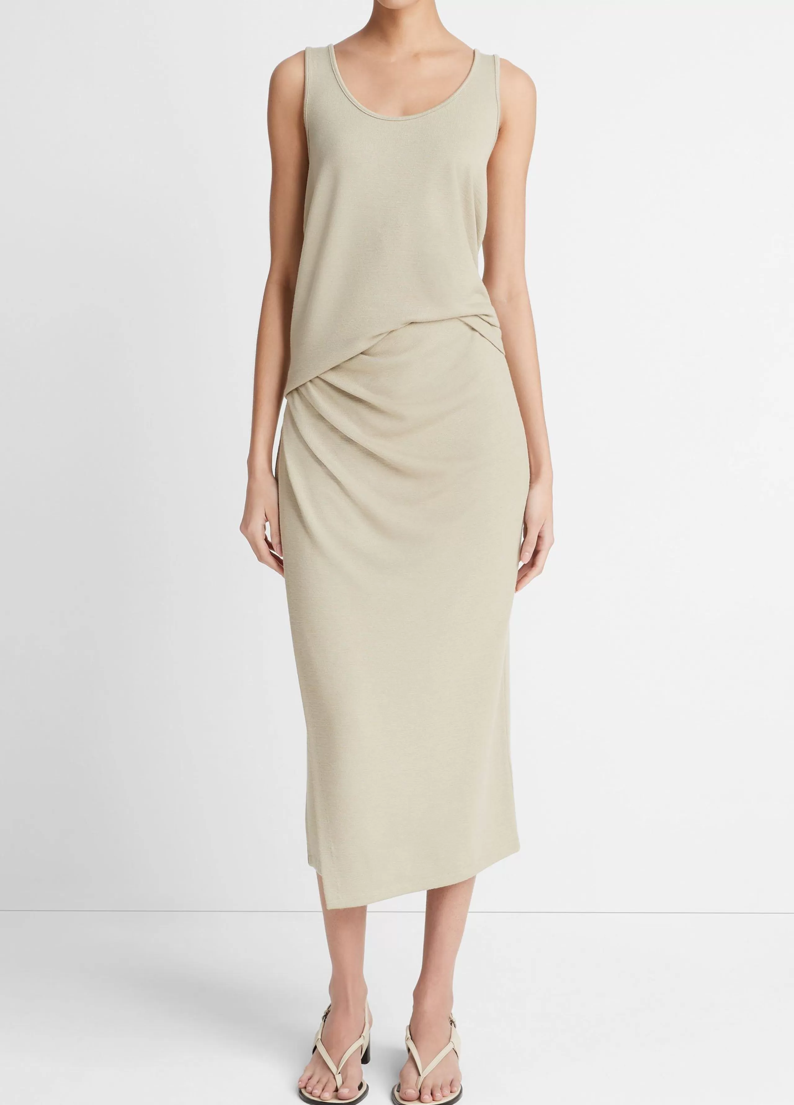 Women Vince Side-Drape Skirt