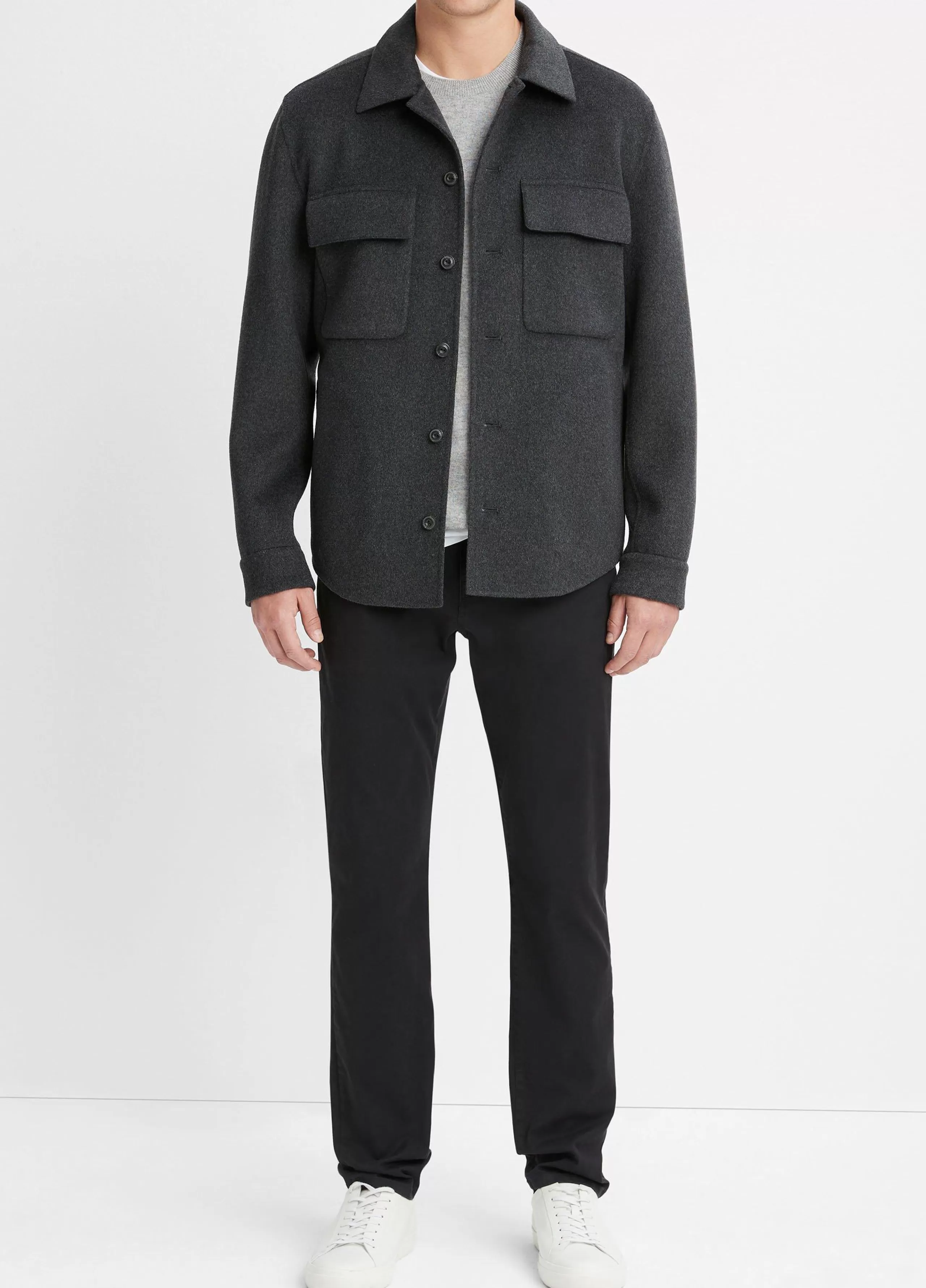 Vince Splittable Wool Shirt Jacket