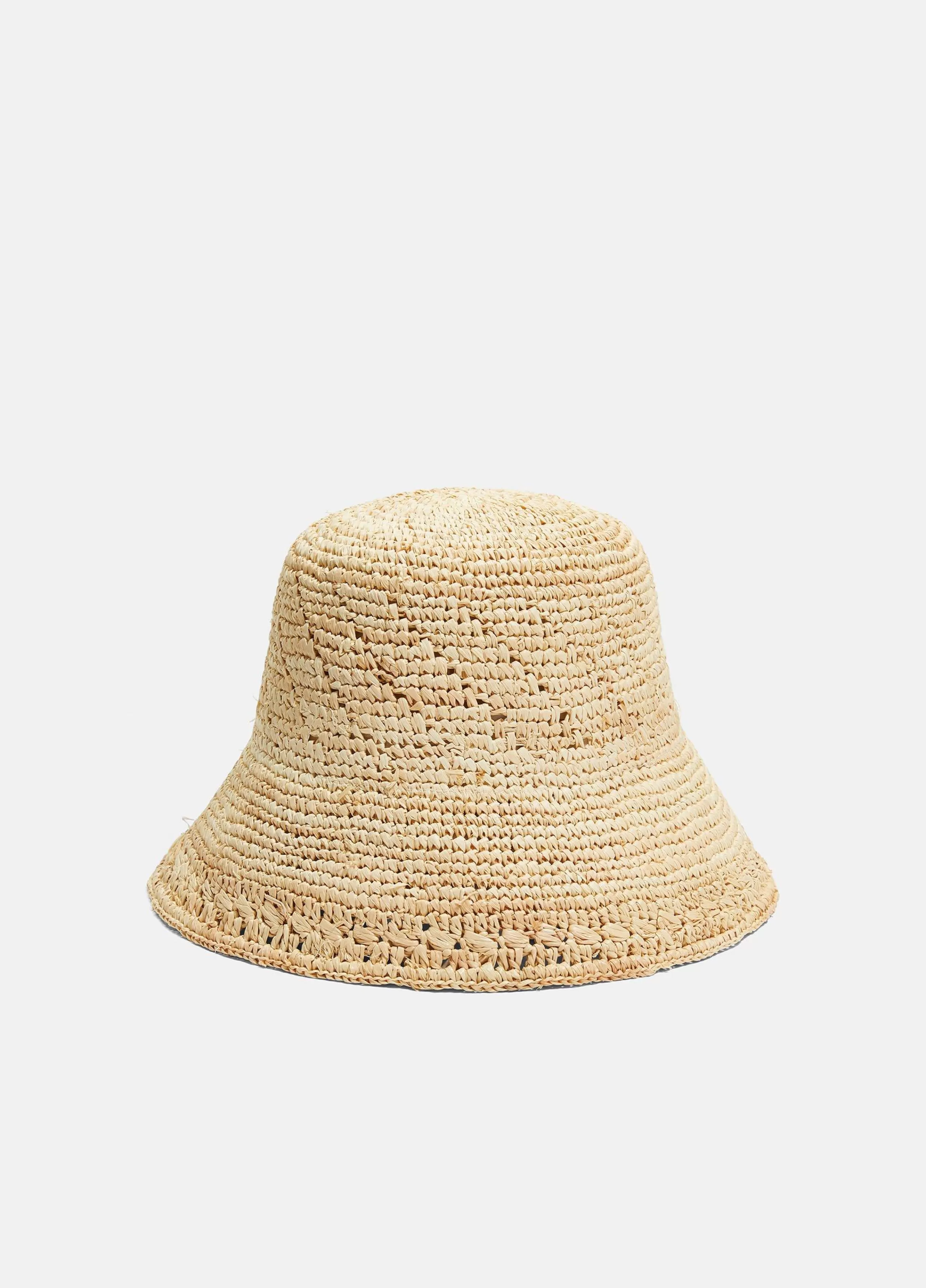 Women Vince Straw Bucket Hat