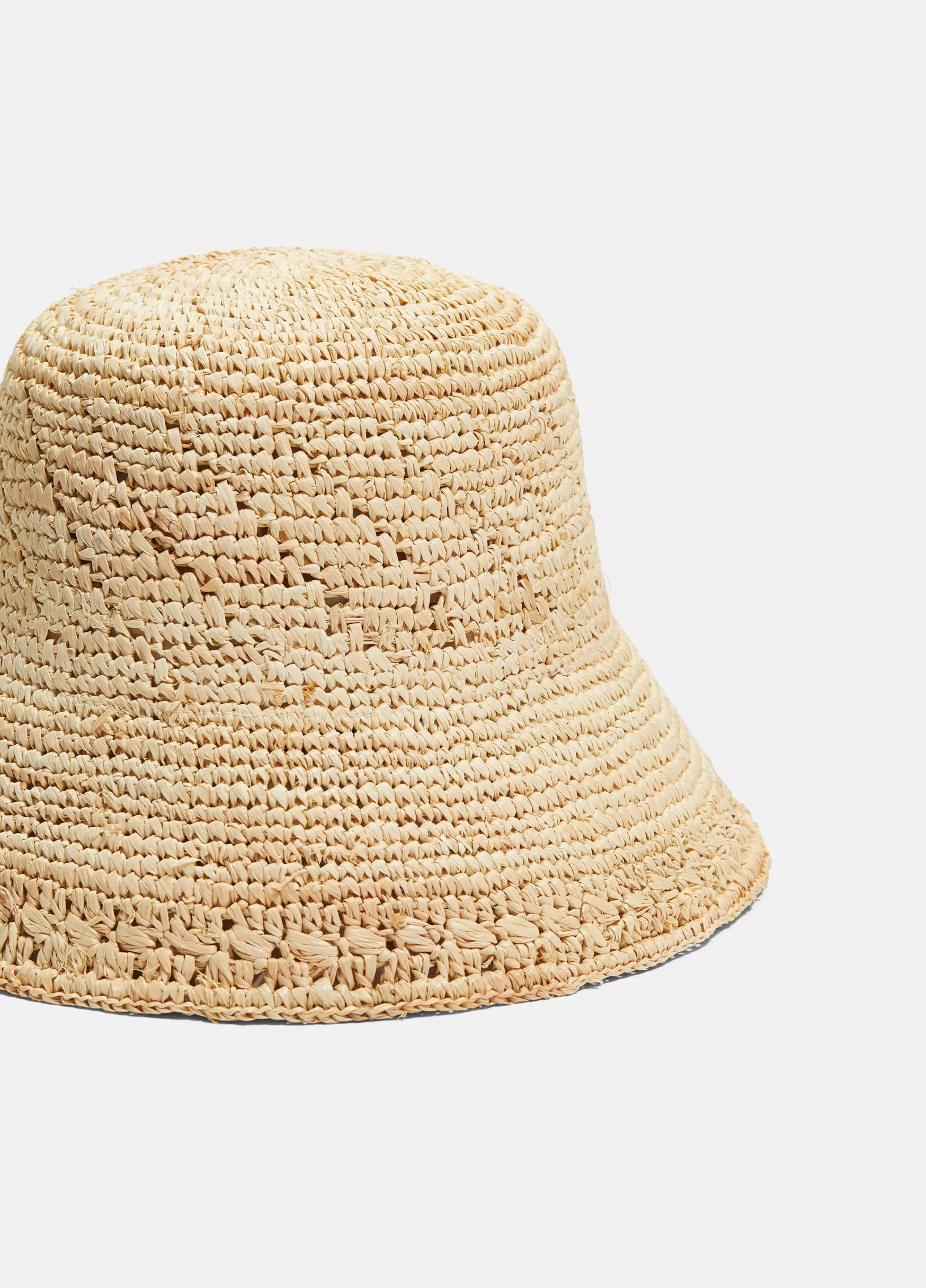 Women Vince Straw Bucket Hat