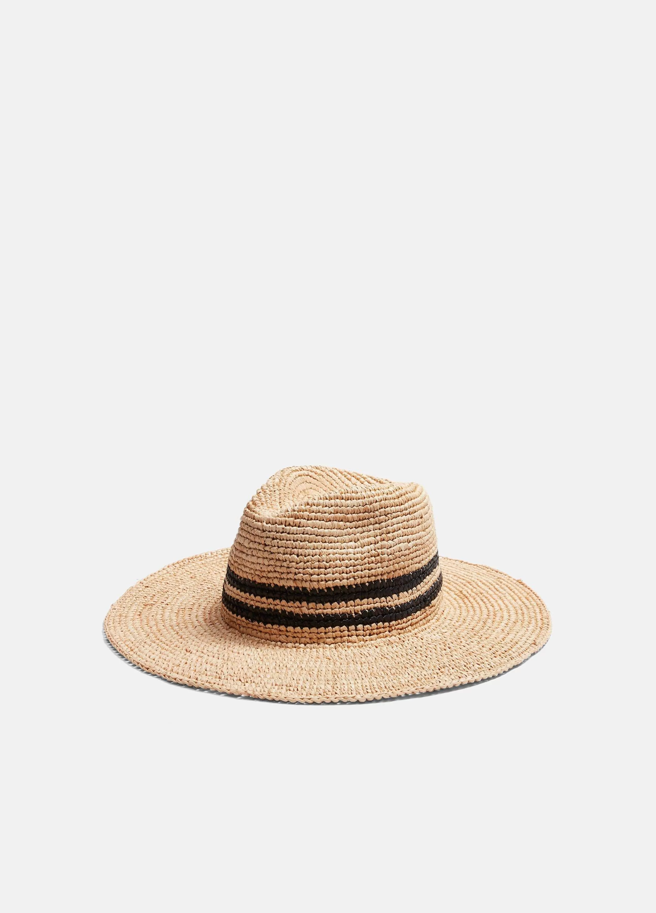 Women Vince Straw Fedora Hat