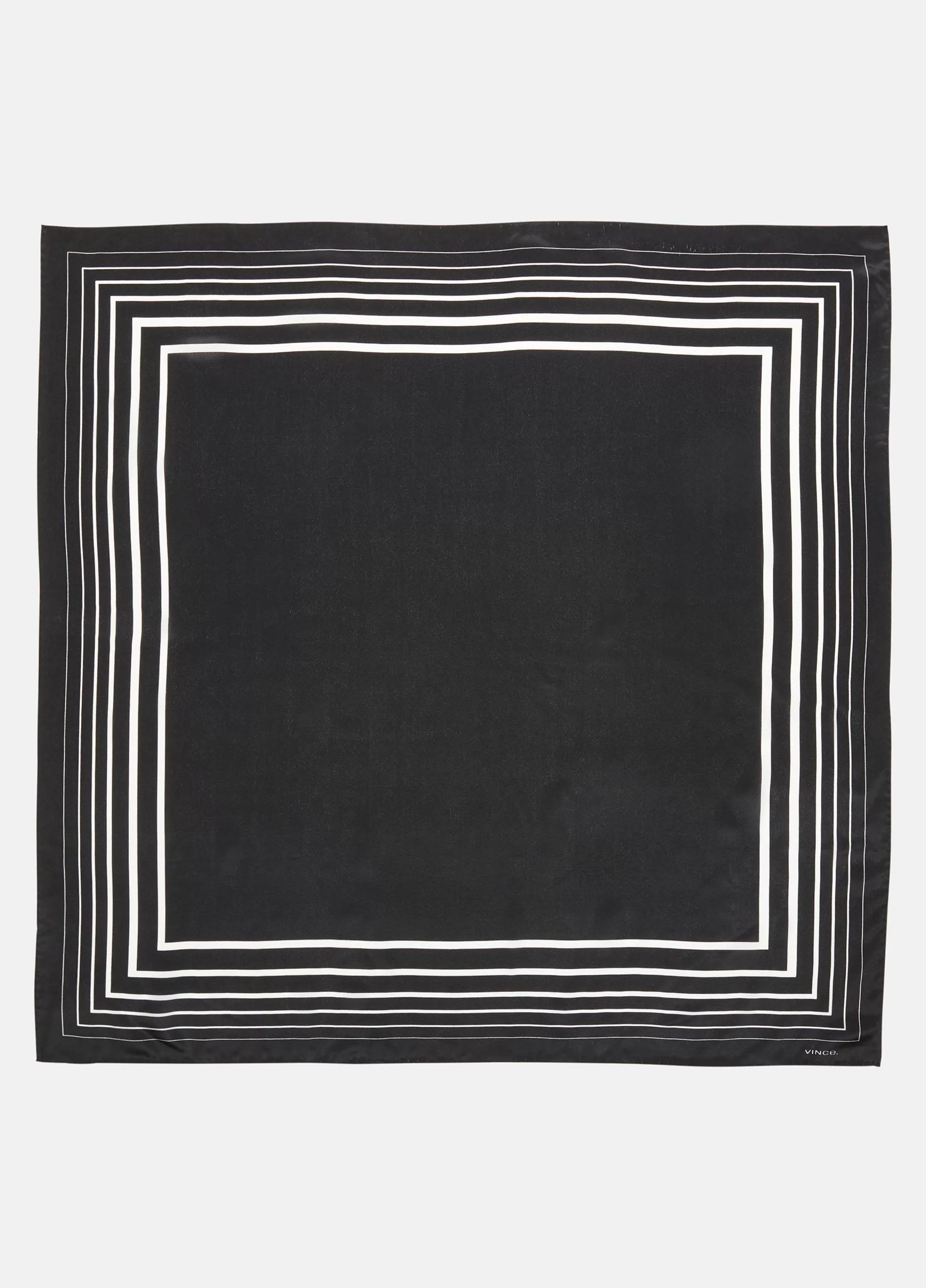 Women Vince Striped Silk Square Scarf