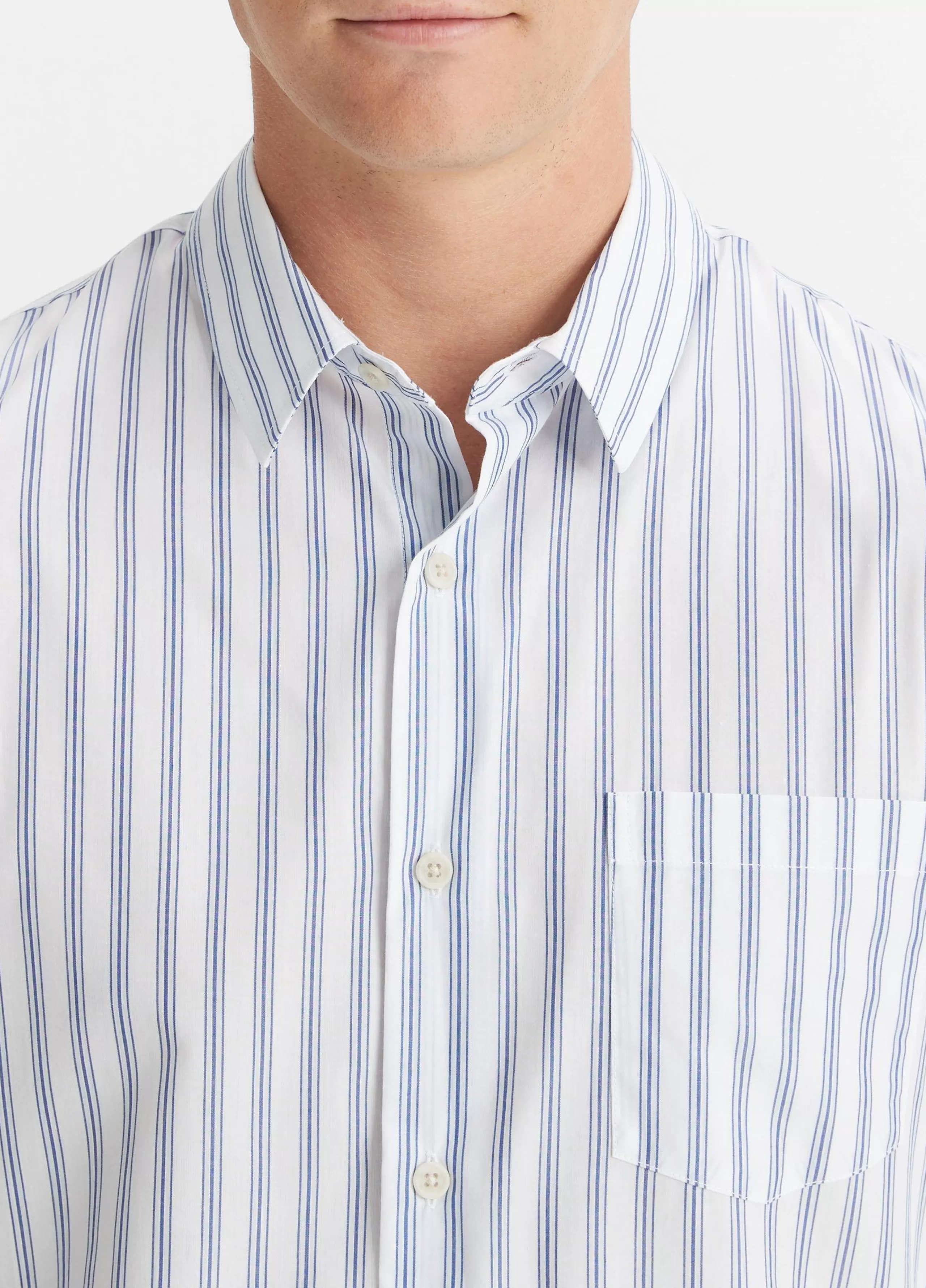 Vince Surf Stripe Long-Sleeve Shirt