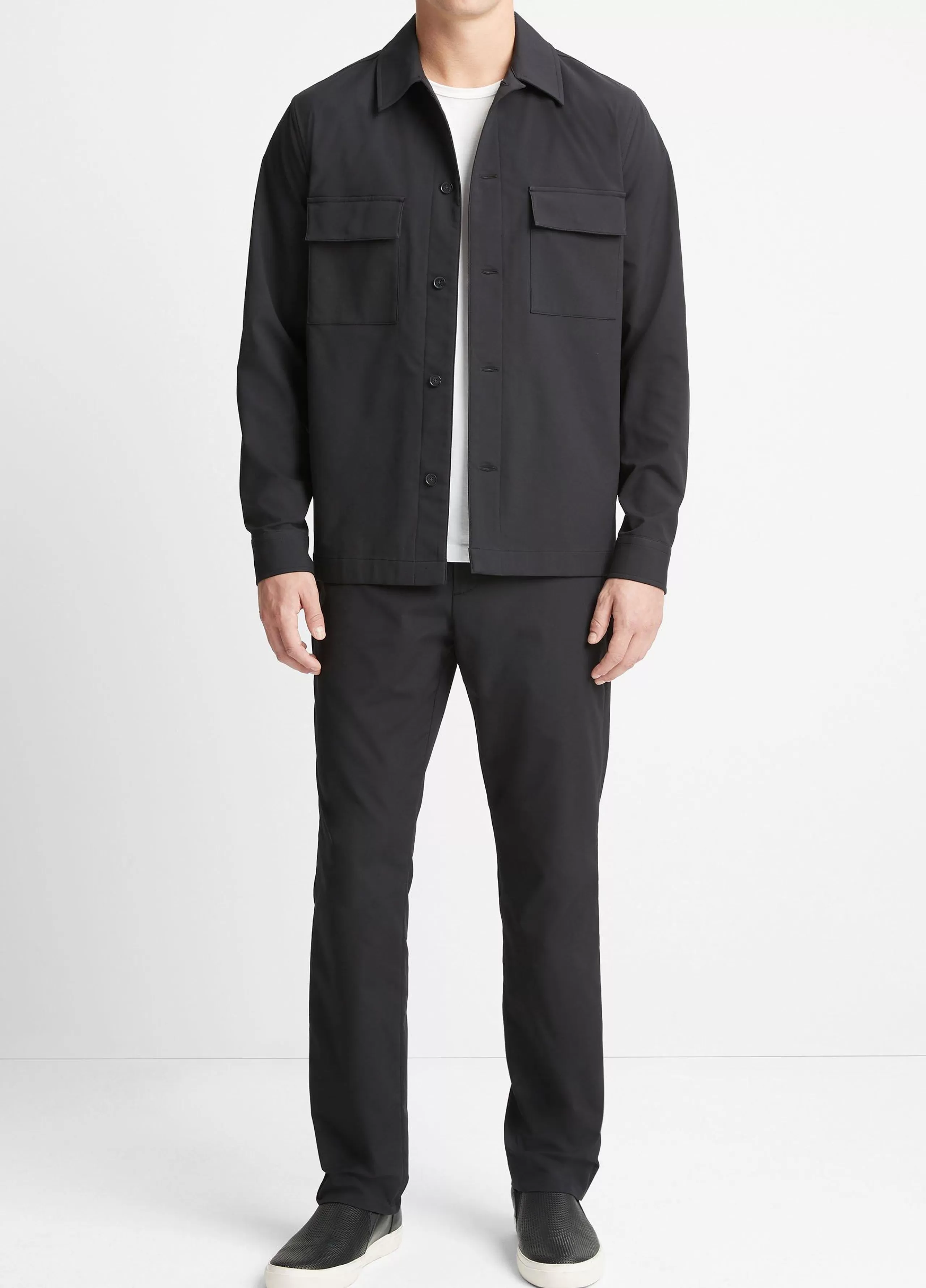 Vince Tech-Dobby Shirt Jacket