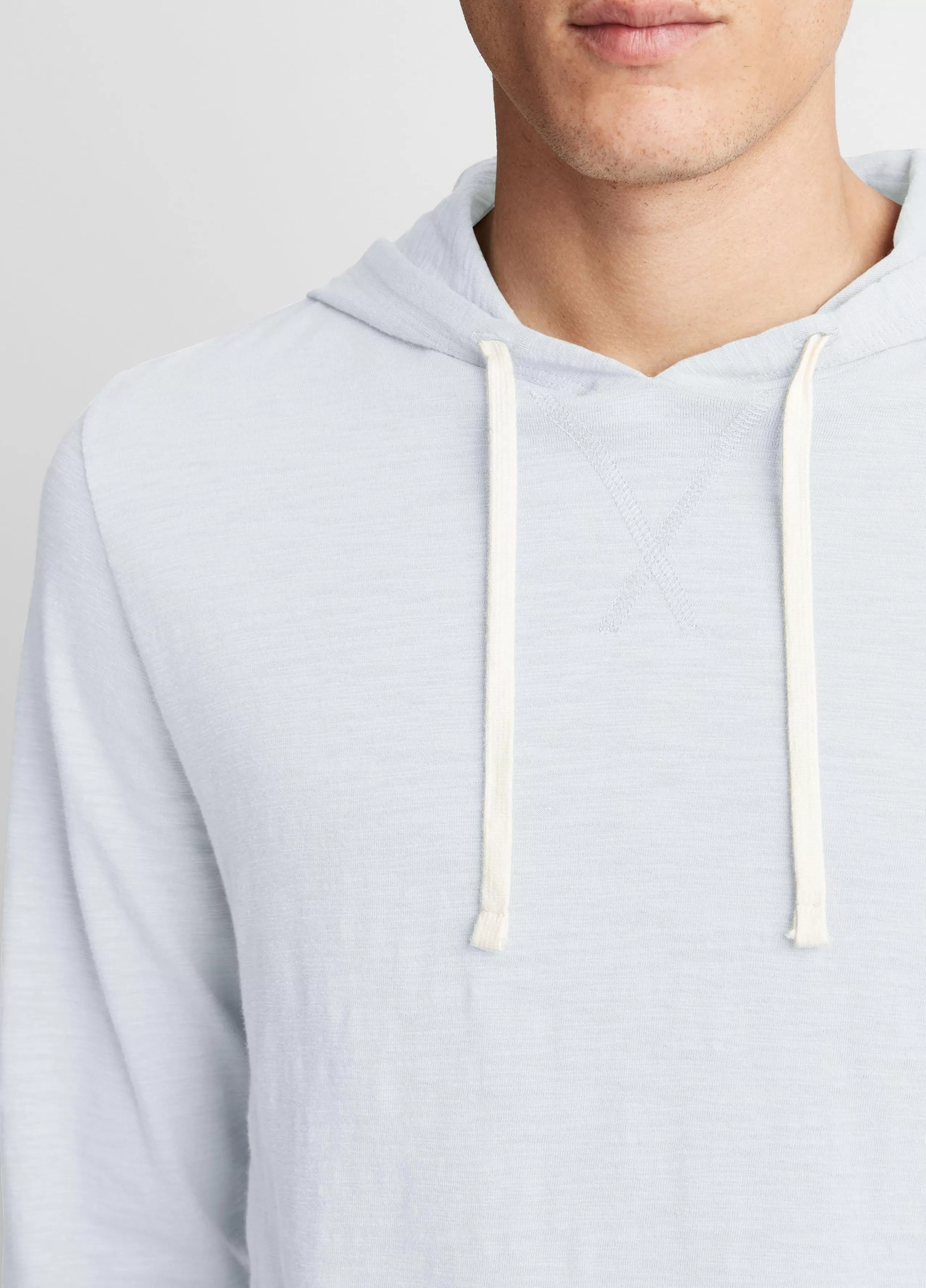 Vince Textured Cotton Hoodie