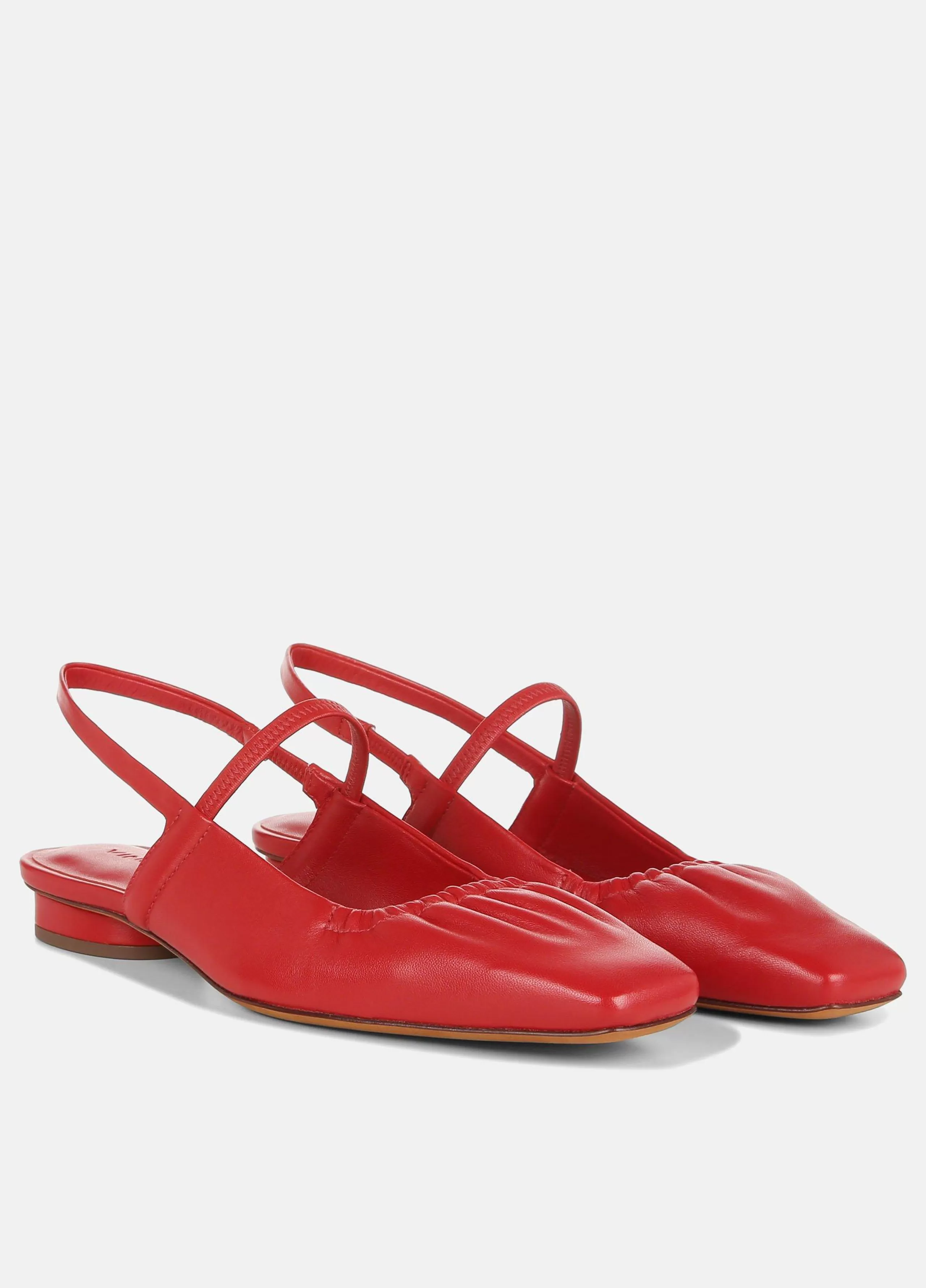 Women Vince Venice Leather Slingback Flat